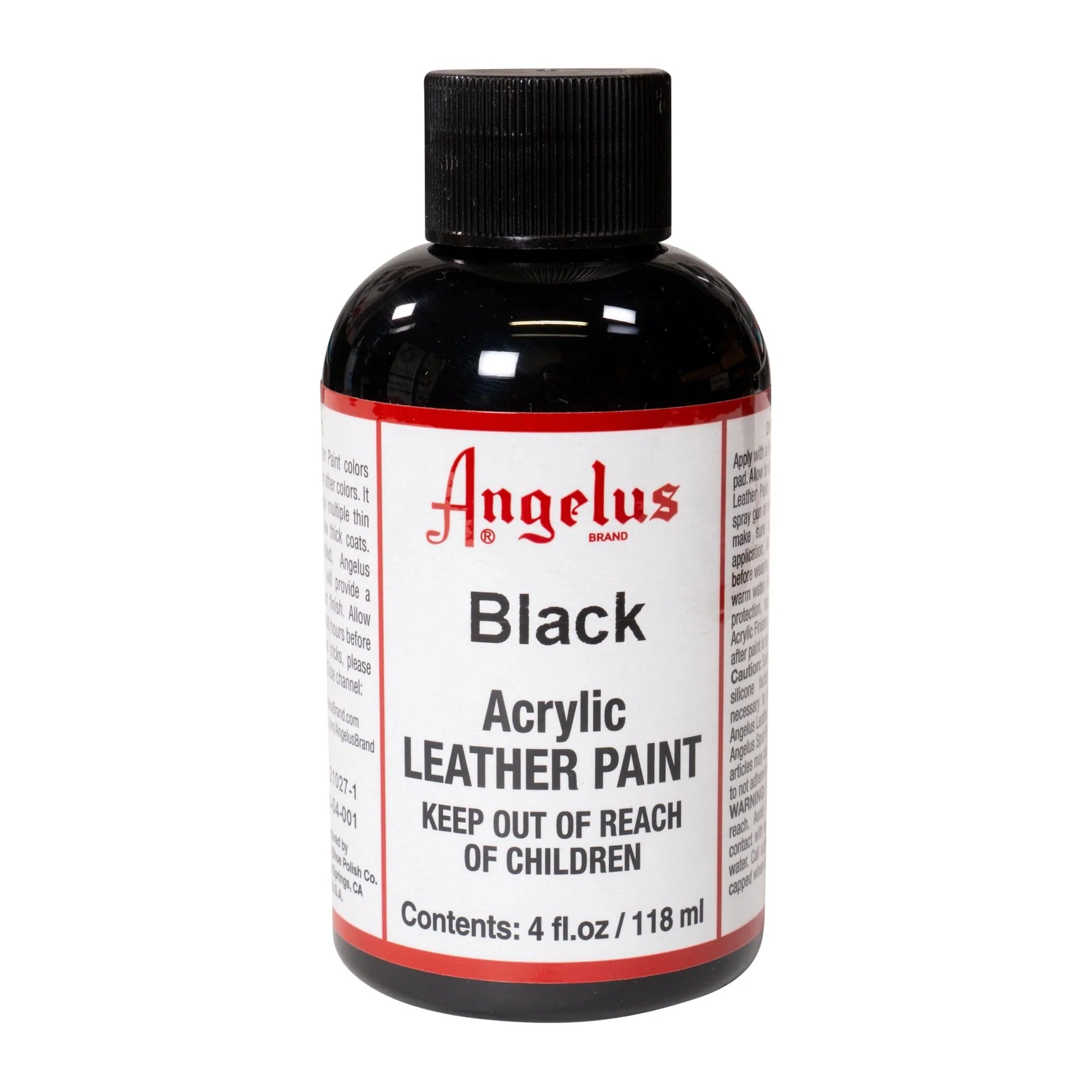 4 oz. Angelus Acrylic Leather Paint Color Options