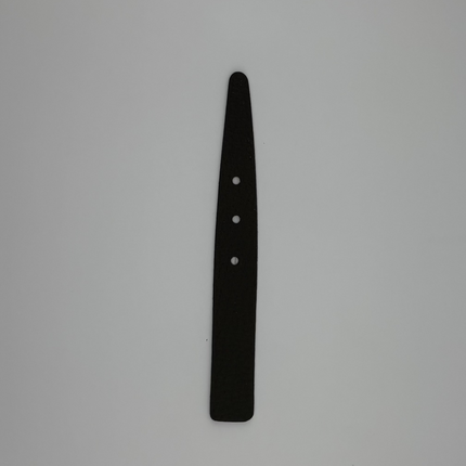 6 1/4" x 3/4" Black Watch Band Component 10 Pack