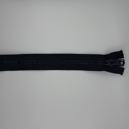 Zipper Black Plastic 8 FT
