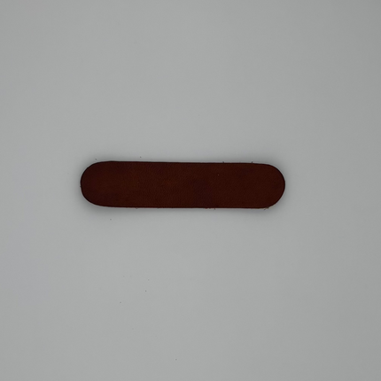 4 3/8" x 1" Brown Label Strap 5 Pack