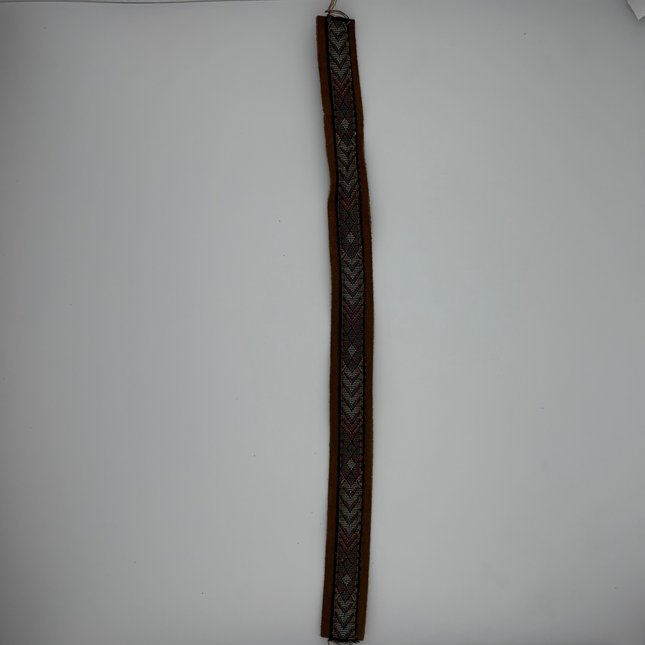 13" x 7/8" Earth Tone Fabric with Suede Backing Pack of 5