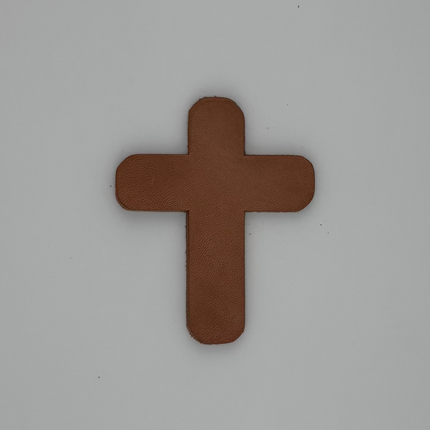 3 1/2" x 2 3/4" Veg Tan Cross Cutouts Pack of 5