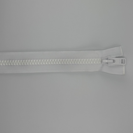 Zipper White Plastic 5 FT