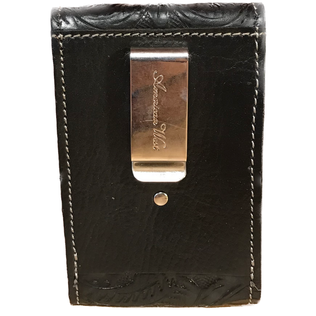 Vintage Leather Multi Utility Clip on Pouch American Leatherworks