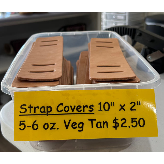 10"x2" Veg Tan Strap Covers Pack of 3
