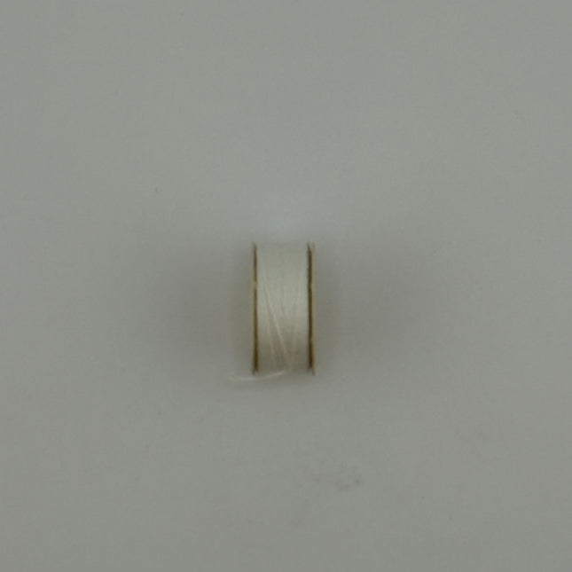 American Thread Prewound Bobbins – Four Cord Cotton Thread, Style G, White (31 yds each, ½ Gross / 72 Bobbins)
