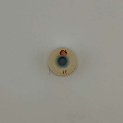 American Thread Prewound Bobbins – Four Cord Cotton Thread, Style G, White (31 yds each, ½ Gross / 72 Bobbins)