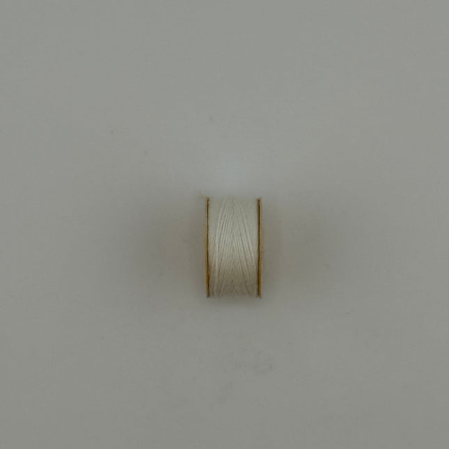 American Thread Prewound Bobbins – Four Cord Cotton Thread, Style A, White (29 yds each, ½ Gross / 72 Bobbins)