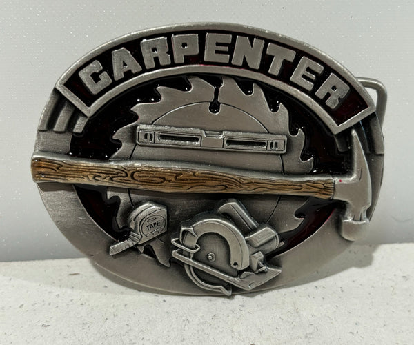 New carpenter belt buckle Carpenter Tools Belt Buckle in Presentation Box - Etsy main image 2