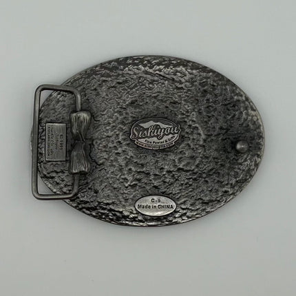 Rose Plated Belt Buckle