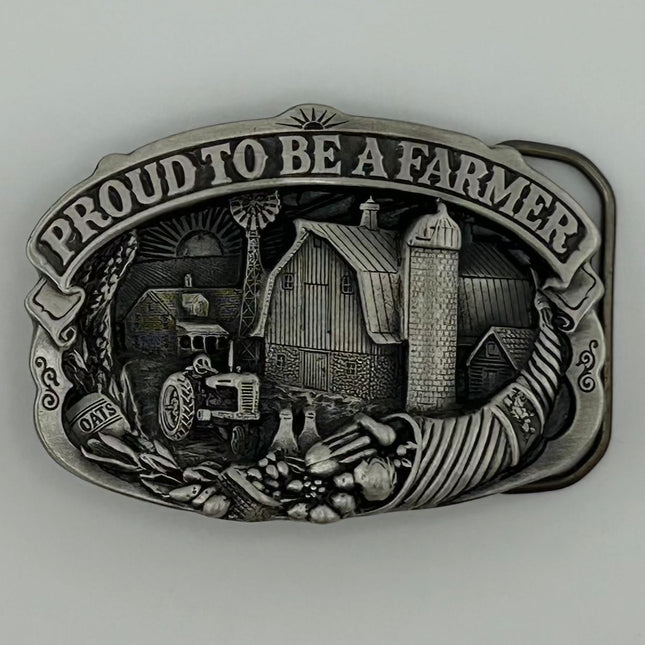 Proud Farmer Belt Buckle
