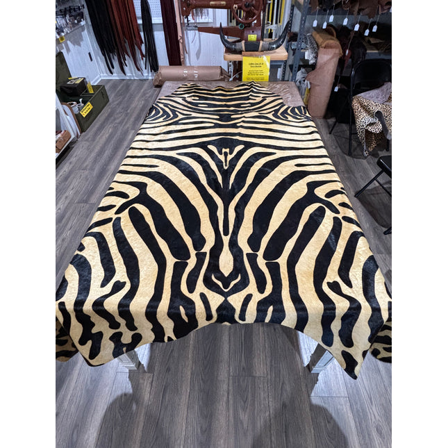 Zebra Print Cowhide