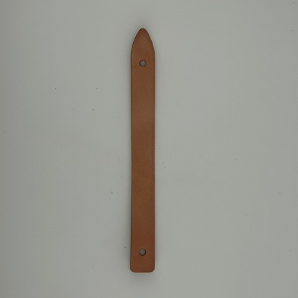 7" x 5/8" 2 Holed Veg Tan 6-7 oz. Straps 10 Pack