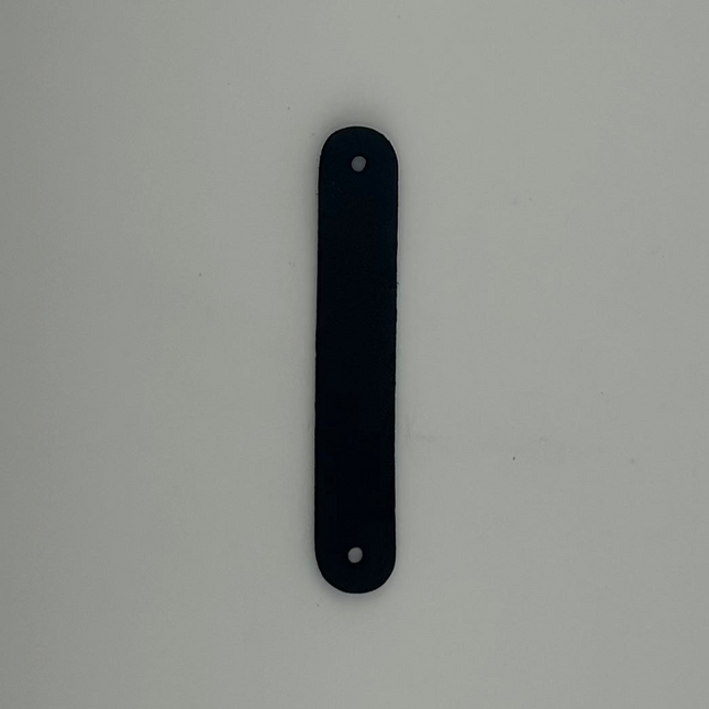 4" x 5/8" 2 Holed Black Straps 6-7 oz. 10 Pack