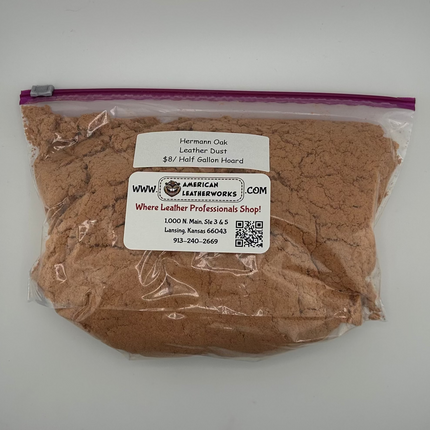 Hermann Oak Leather Dust – Snack Pack, Quart, Half Gallon