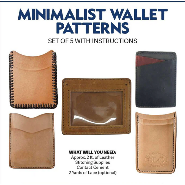 Pattern, Minimalist Wallet Set of 5