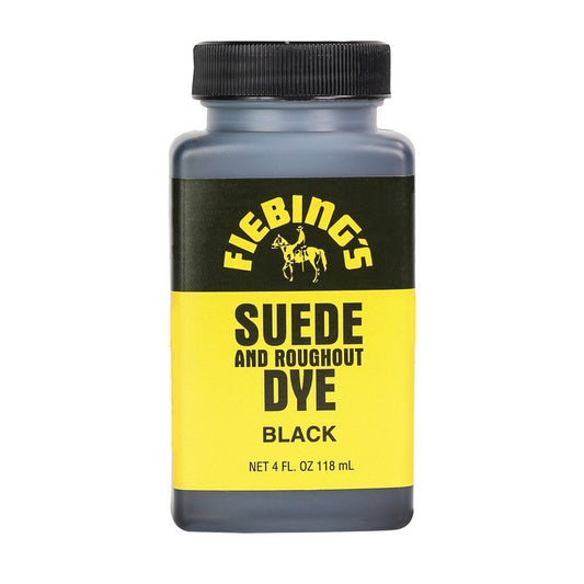 Suede & Roughout Black Dye