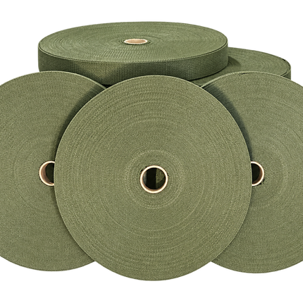 Olive Drab Nylon Webbing 1 1/2" - American Leatherworks