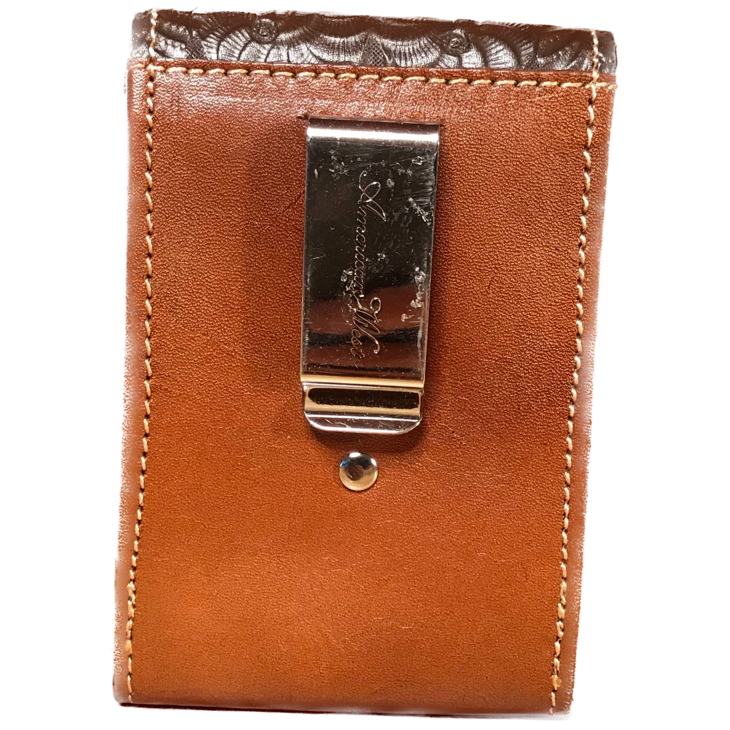 Vintage Leather Multi-Utility Clip-on Pouch
