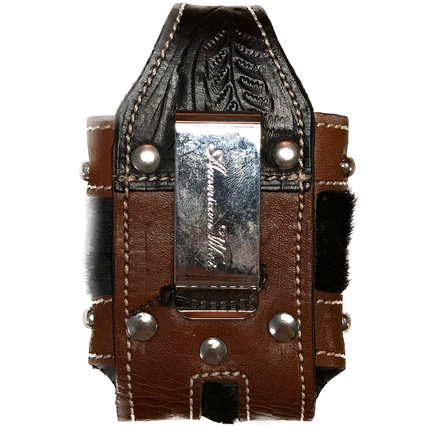 Vintage Leather Multi-Utility Clip-on Pouch - American Leatherworks