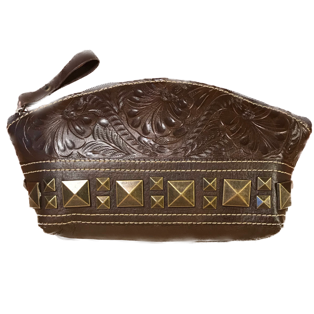 Brown Leather Accessory Case - American Leatherworks
