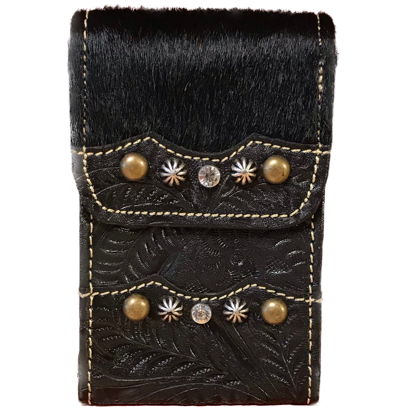 Vintage Leather Multi-Utility Clip-on Pouch