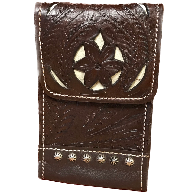 Vintage Leather Multi Utility Clip on Pouch American Leatherworks