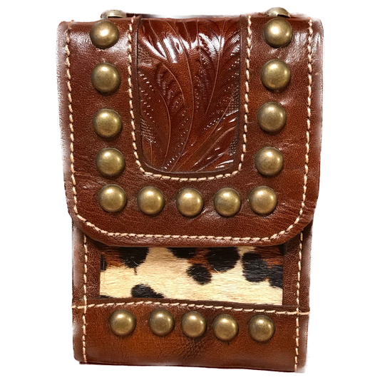 Vintage Leather Multi-Utility Clip-on Pouch