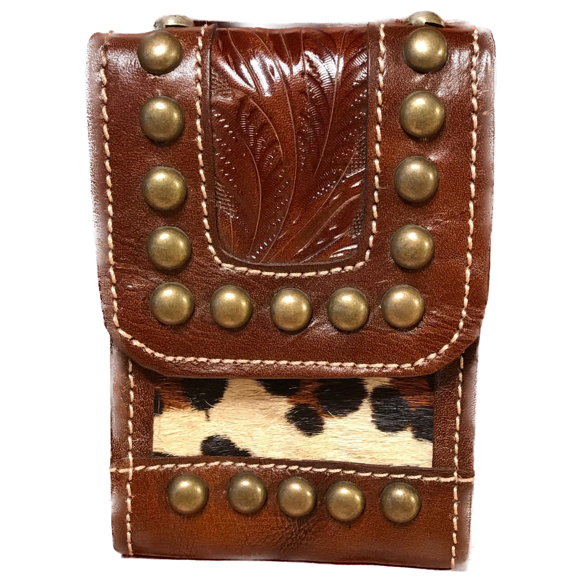 Vintage Leather Multi-Utility Clip-on Pouch - American Leatherworks