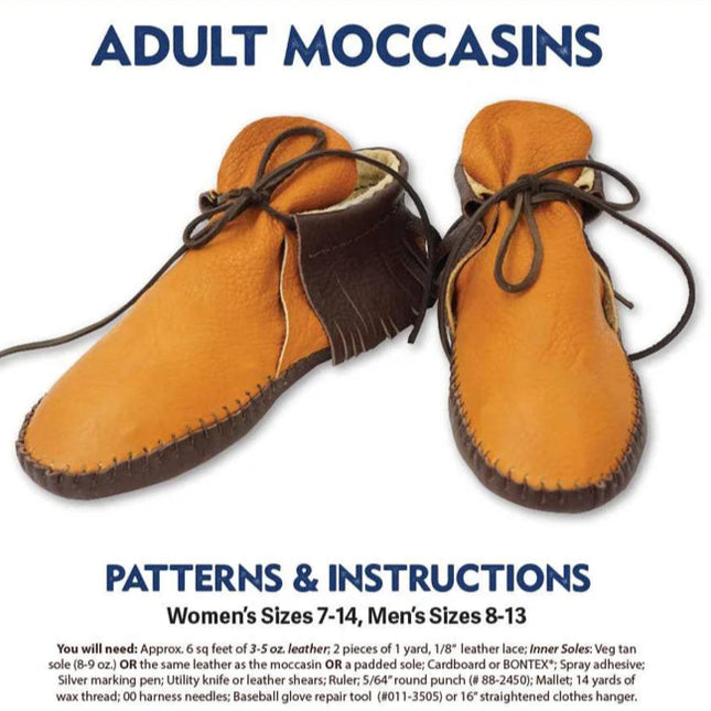 Adult Moccasins Pattern