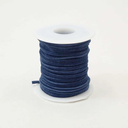Lace, Suede," Cadet Blue, 3/32" x 50ft