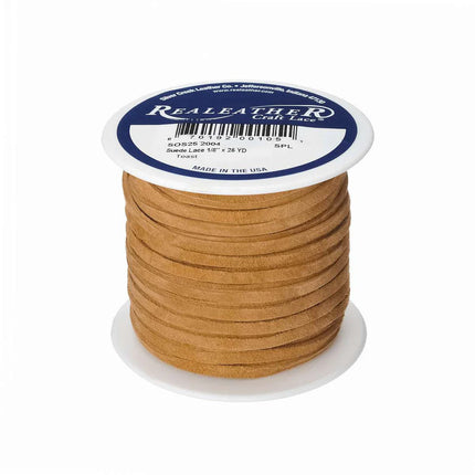 Lace, Suede, Toast, 1/8"x25yds