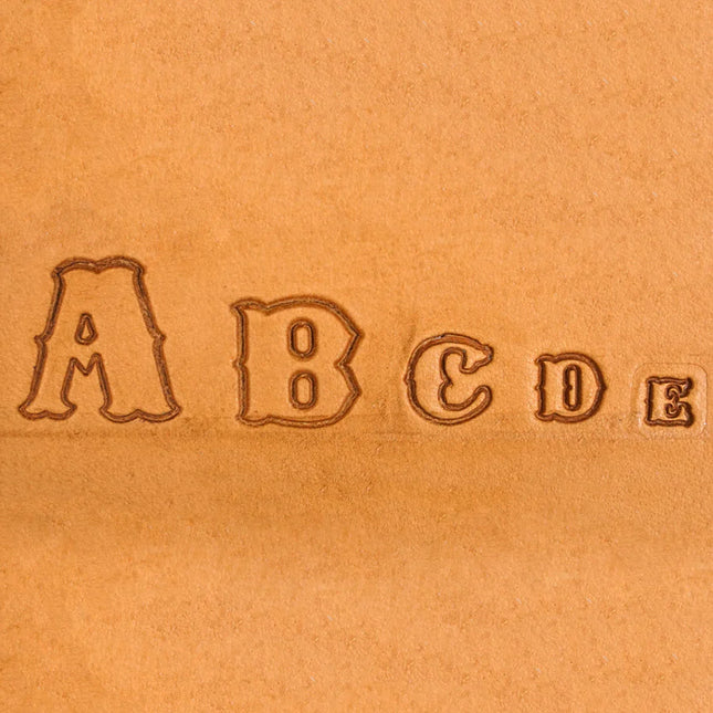 Standard Craftmaster Alphabet Stamp Set 3/4" - American Leatherworks