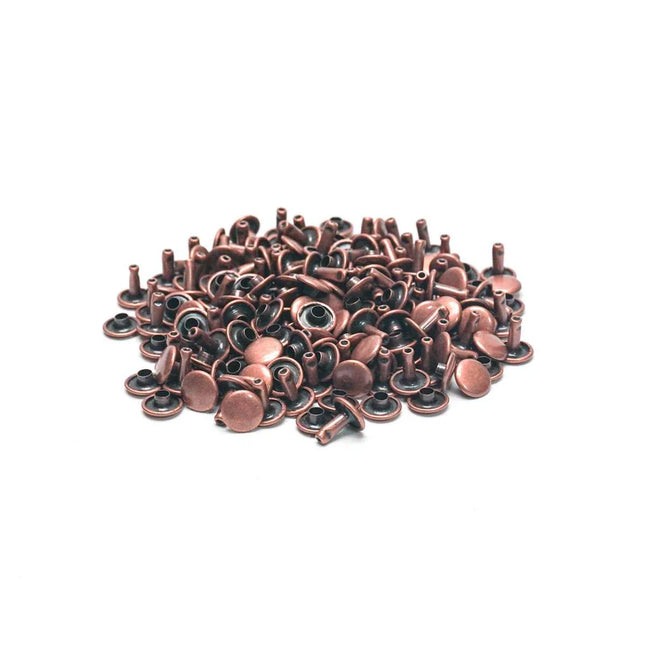 Double Capped Rivets - 50 Sets - American Leatherworks