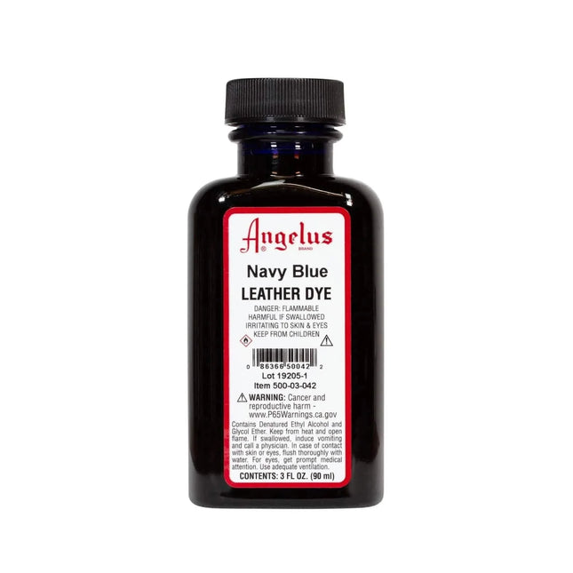 Angelus 3 oz. Navy Blue Leather Dye - American Leatherworks