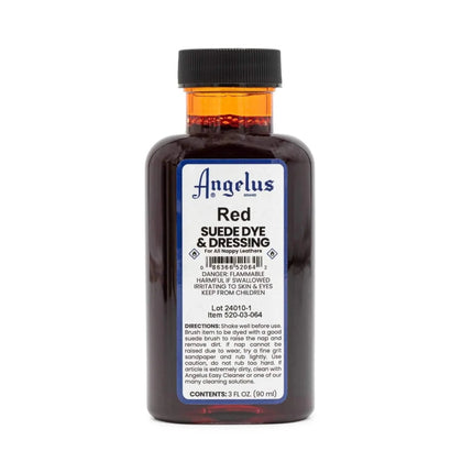 Angelus 3oz. Red Suede Dye - American Leatherworks