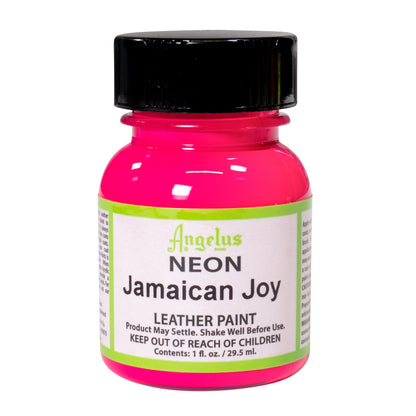 1oz. Angelus NEON Acrylic Leather Paint (Color Options)