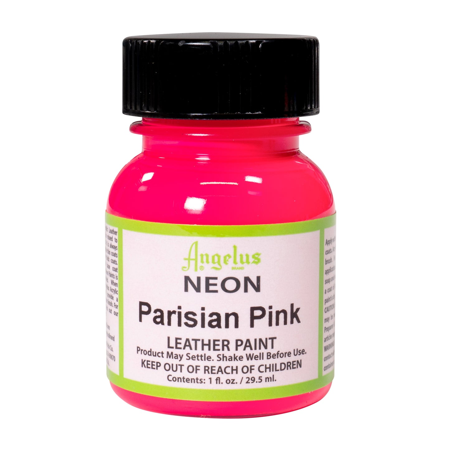 1oz. Angelus NEON Acrylic Leather Paint (Color Options)