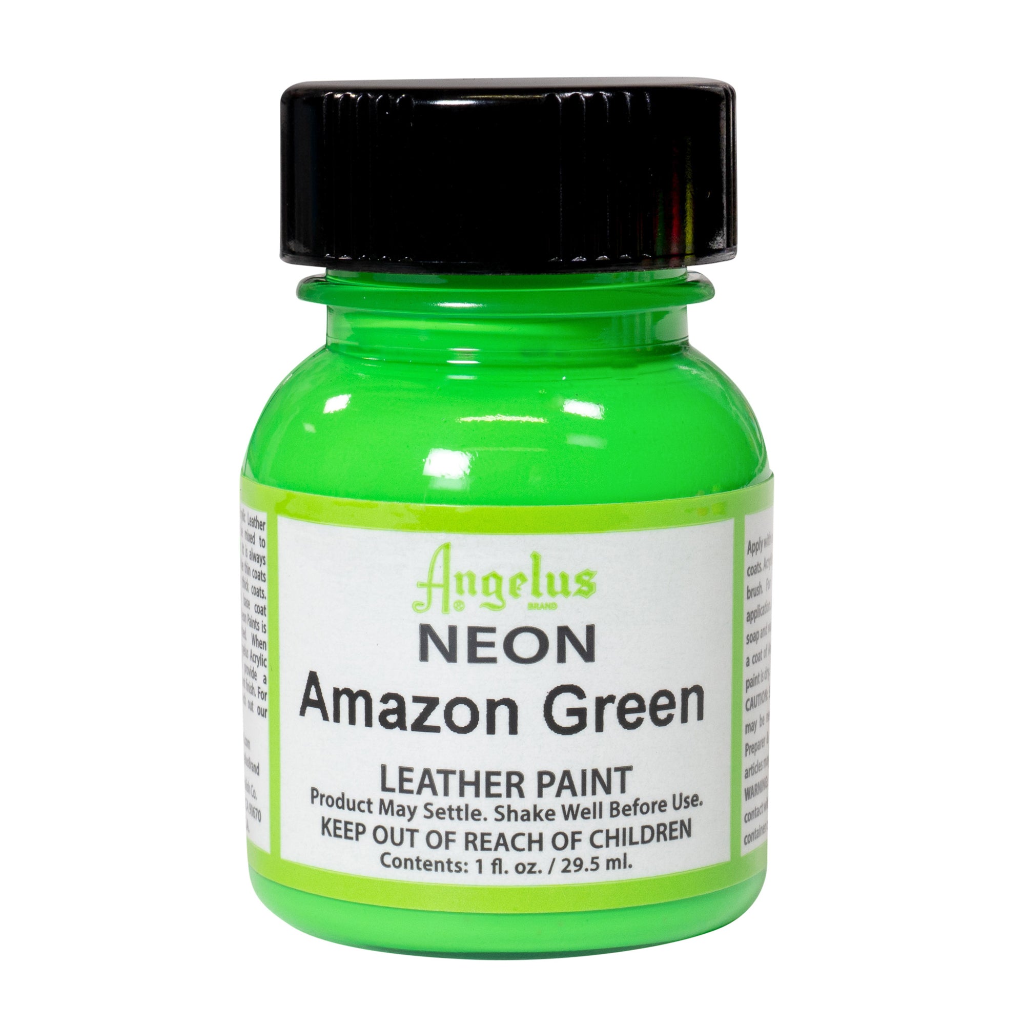1oz. Angelus NEON Acrylic Leather Paint (Color Options) – American