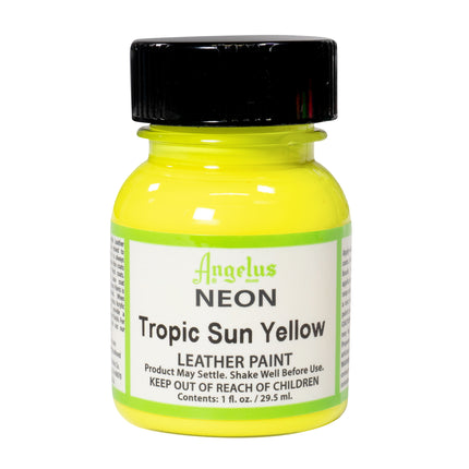 1oz. Angelus NEON Acrylic Leather Paint (Color Options)