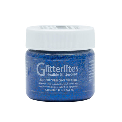 1oz. Angelus Glitterlites Leather Paint (Color Options)