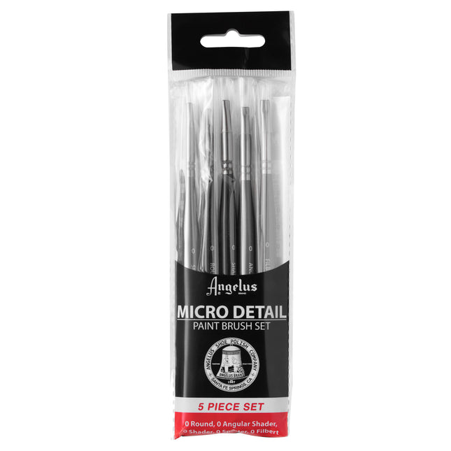 Angelus Micro Detail Paint Brush Set of Five