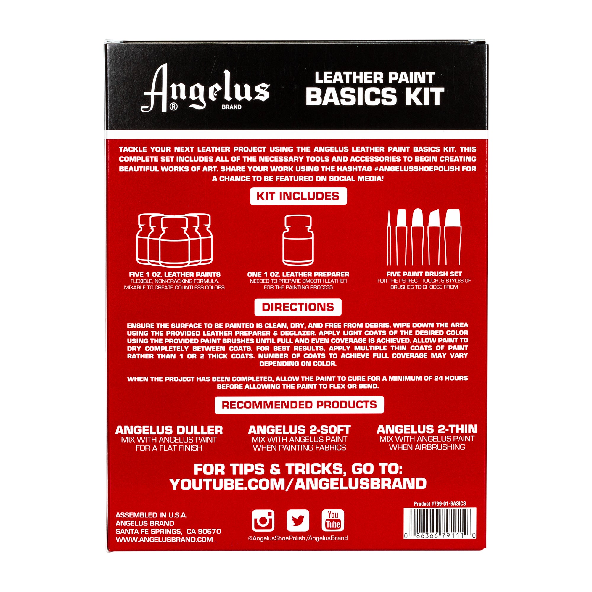 Angelus Basics Kit Box – American Leatherworks - Main Image