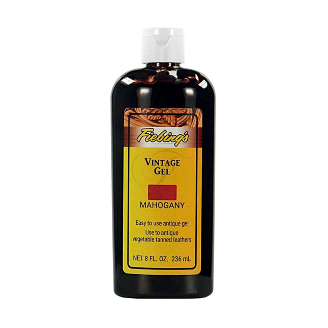 8 oz. Fiebing Vintage Gel (Mahogany) - American Leatherworks