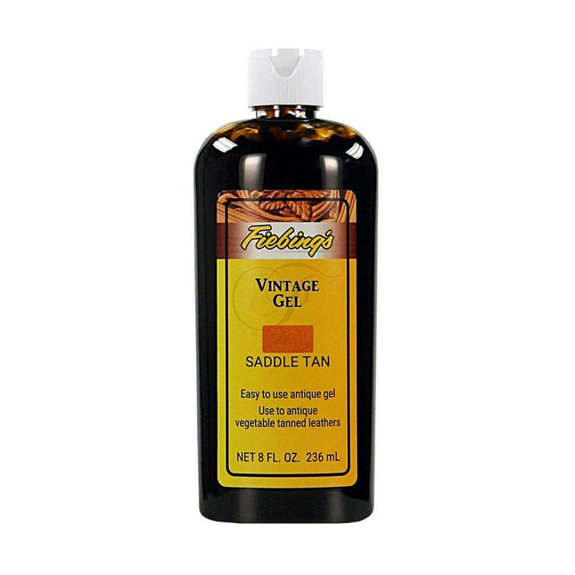 8 oz. Fiebing Vintage Gel (Saddle Tan) - American Leatherworks
