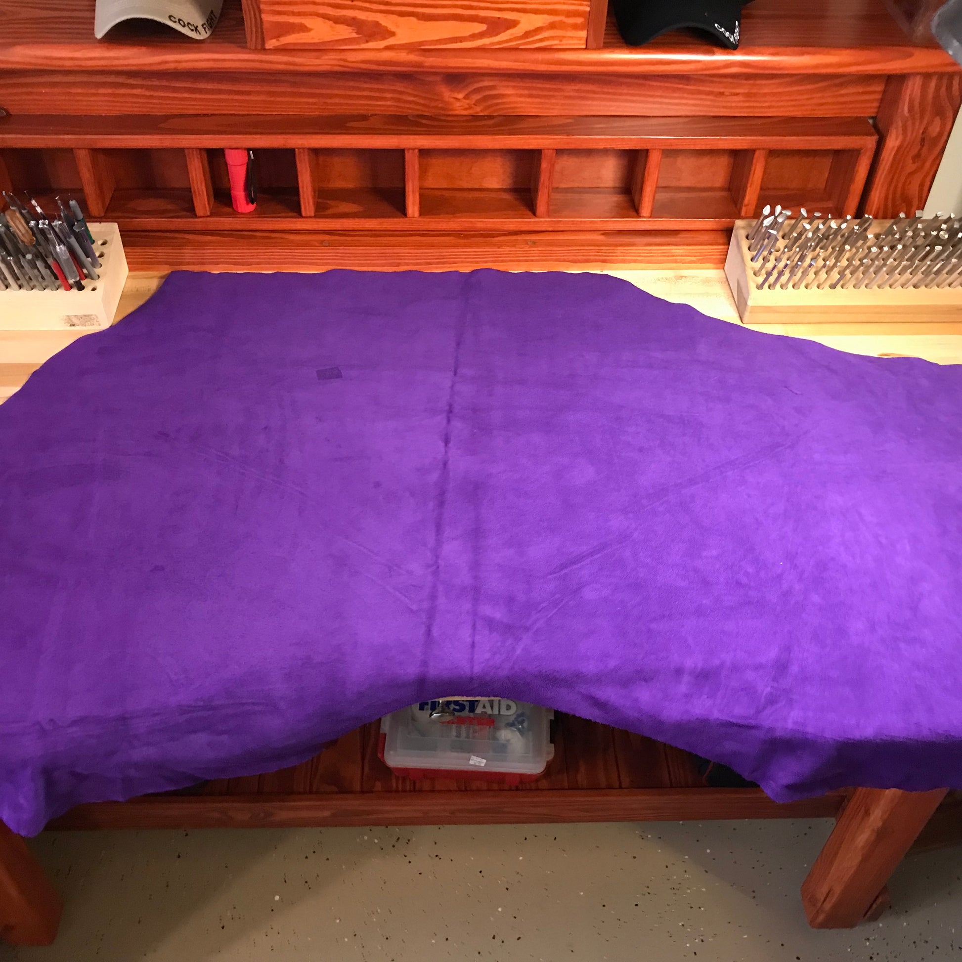 Purple Suede 2-3 oz (Odd sizes) - American Leatherworks