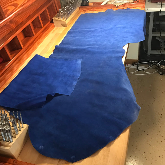 Blue Suede 2-3 oz (Odd Sizes) - American Leatherworks