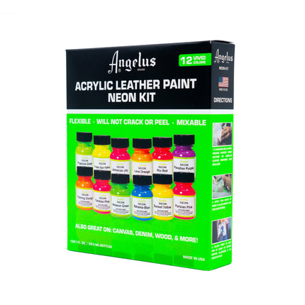 Angelus Neon Kit Box - 12 Colors