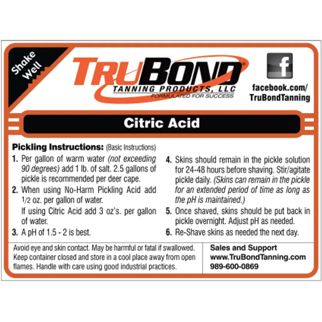 Citric Acid Label